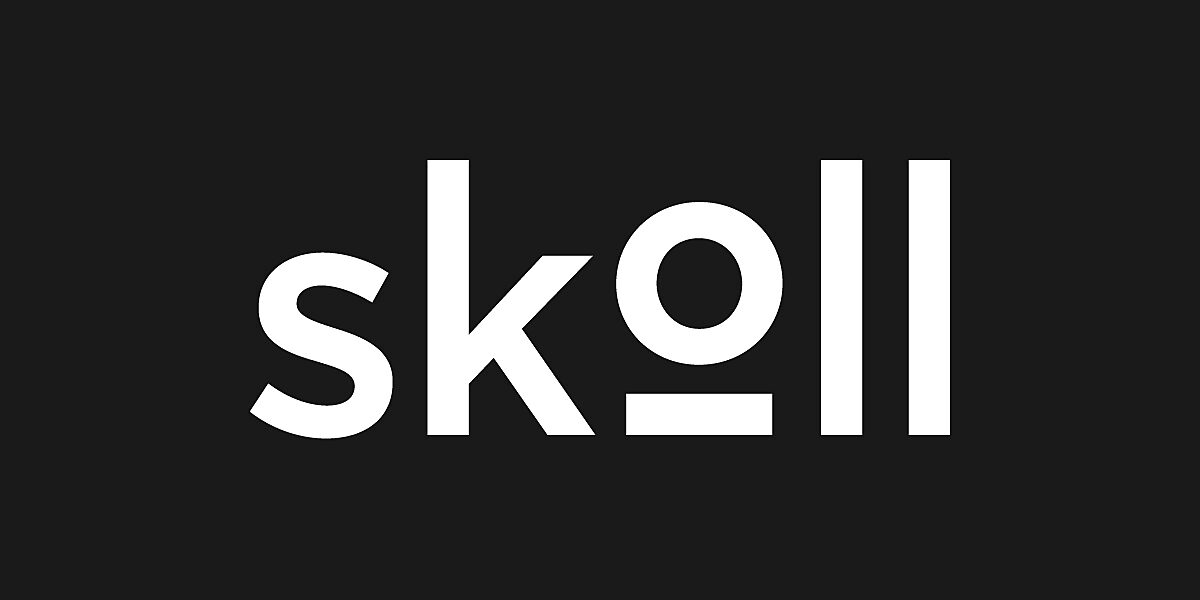 Skoll Foundation Logo White on Black